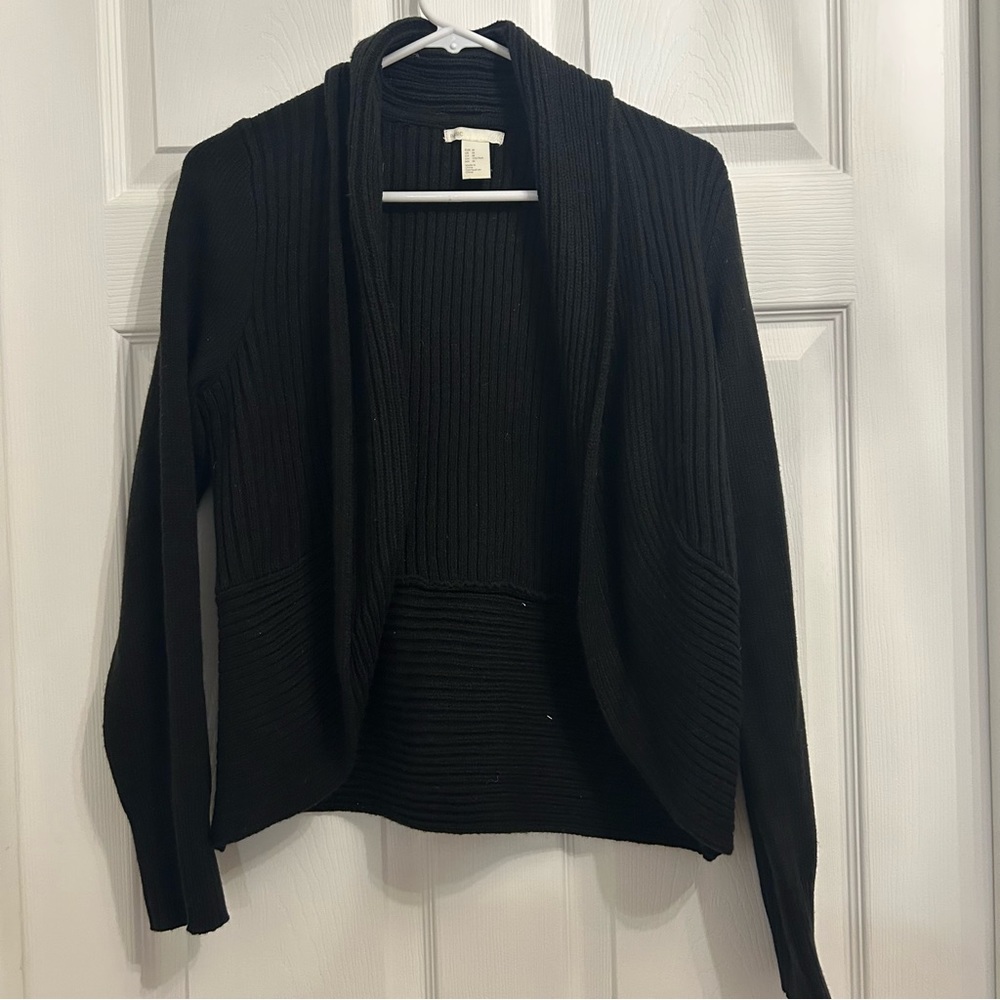 H&M black cardigan